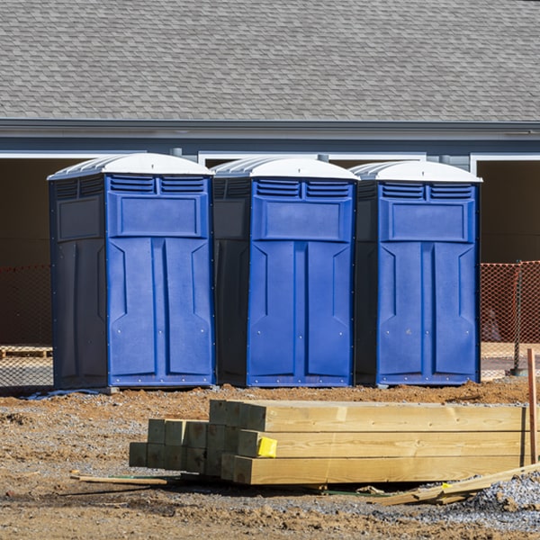 do you offer hand sanitizer dispensers inside the portable toilets in Rancho Calaveras California